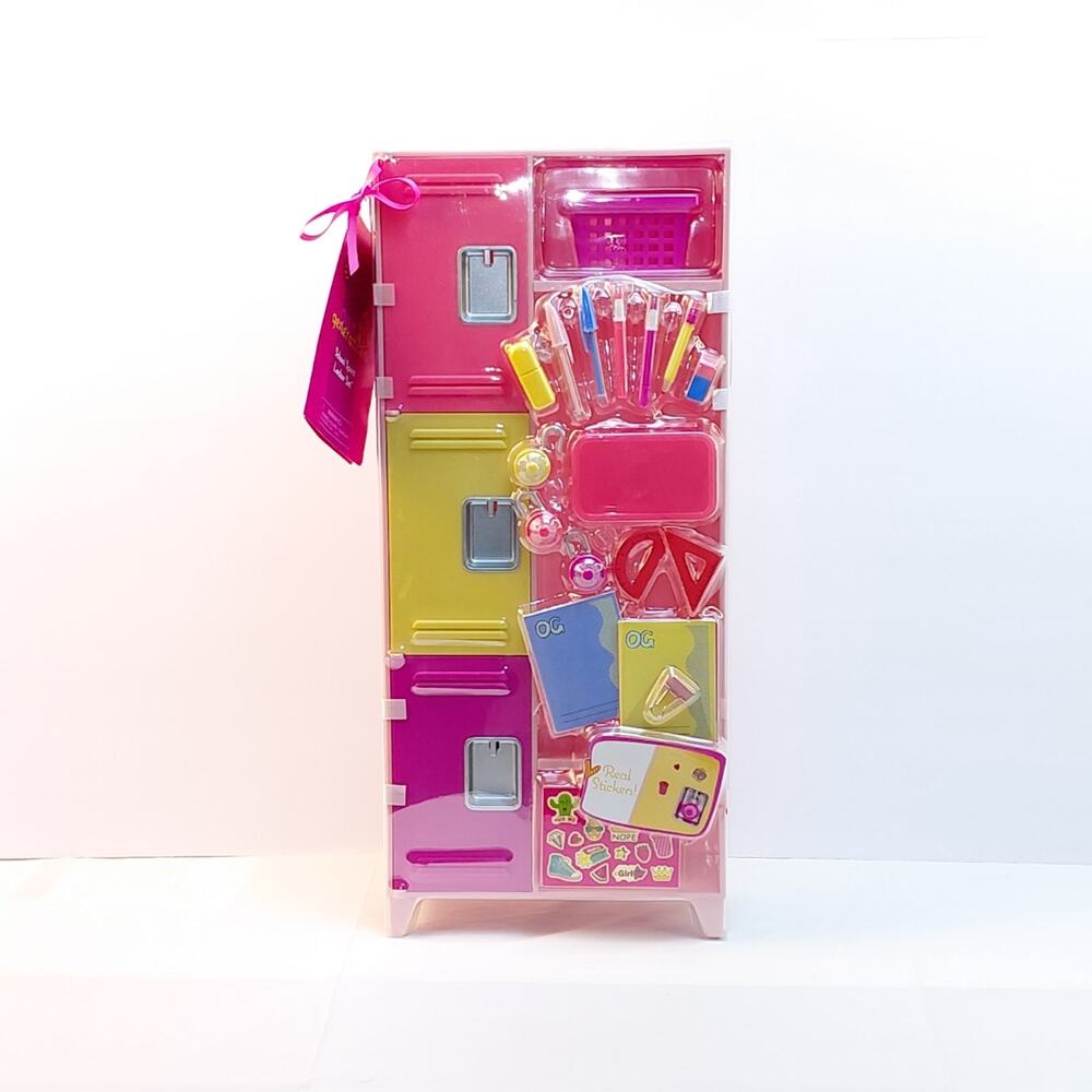 Our Generation School Spirit Pink Locker & Supplies Set for 18" Dolls - NWT